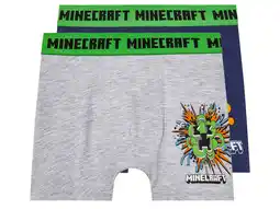 Lidl 2 kinder boxershorts Minecraft aanbieding