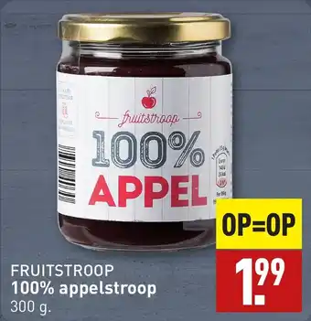 ALDI FRUITSTROOP 100% appelstroop aanbieding