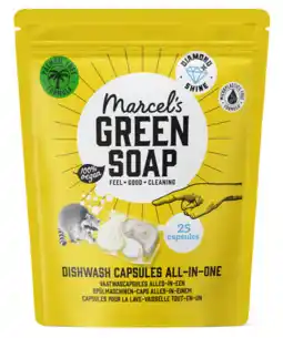 De Online Drogist Marcels Green Soap Vaatwas Capsules Alles-In-Een aanbieding