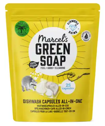 De Online Drogist Marcels Green Soap Vaatwas Capsules Alles-In-Een aanbieding