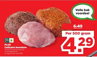 PLUS Culinaire Beenham 500 gram aanbieding