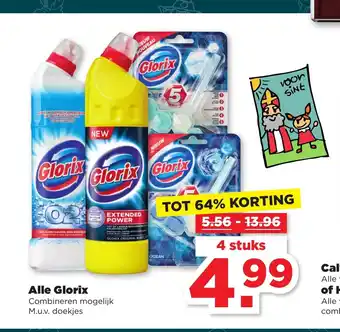 PLUS Alle Glorix 4 stuks aanbieding