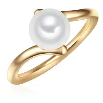 Douglas Valero Pearls Ring Sterling zilver Gekweekte zoetwaterparels in Geelgoud aanbieding