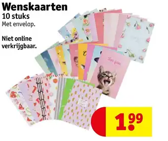 Kruidvat Wenskaarten aanbieding