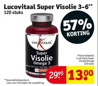 Kruidvat Lucovitaal Super Visolie 3-6 aanbieding