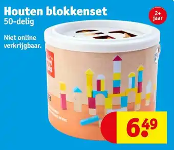 Kruidvat Houten Blokkenset aanbieding