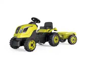 Bol.com Smoby - Farmer Xl Green Tractor - Aanhangwagen - Traptractor - Vanaf 3 jaar aanbieding