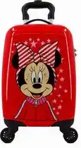 Bol.com Disney Harde Koffer / Trolley / Reiskoffer - 45 cm (S) - Minnie Mouse - Rood aanbieding