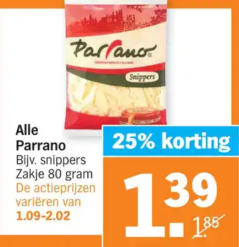 Albert Heijn Alle Parrano aanbieding