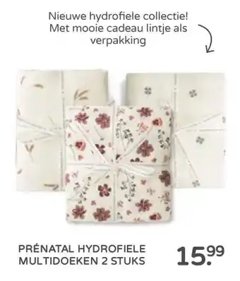 Prenatal PRÉNATAL HYDROFIELE MULTIDOEKEN 2 STUKS aanbieding