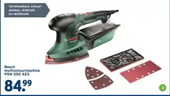 GAMMA Bosch multischuurmachine PSM 200 AES aanbieding