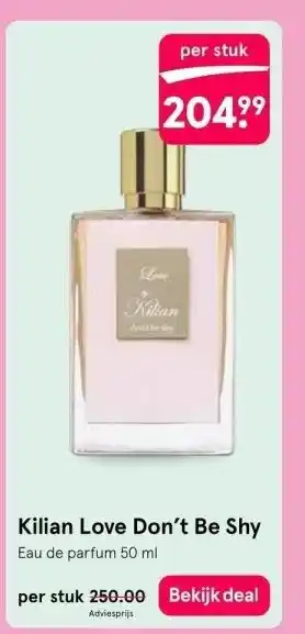 Etos Kilian Love Don't Be Shy Eau de parfum 50 ml aanbieding
