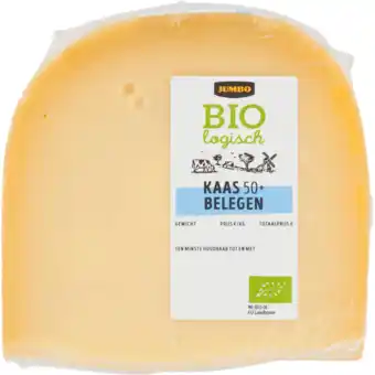 Jumbo Jumbo Biologisch Belegen Kaas 50+ Stuk ca. 450g aanbieding