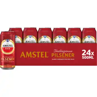 Jumbo Amstel Pilsener Bier Blik Tray 24 x 500ml aanbieding