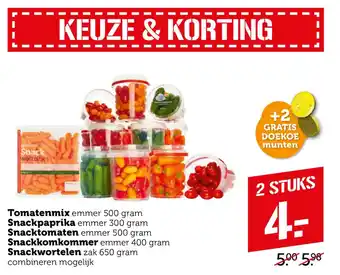 Coop Diverse snackgroentes aanbieding