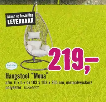 Hornbach 17 Hangstoel "Mona aanbieding