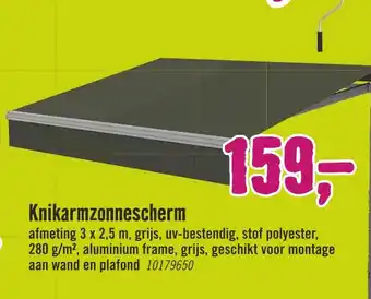 Hornbach Knikarmzonnescherm aanbieding