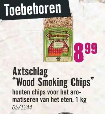 Hornbach Axtschlag "Wood Smoking Chips" aanbieding