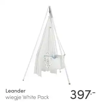 Baby & Tiener Leander wiegje White Pack aanbieding