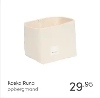 Baby & Tiener Koeka Runa opbergmand aanbieding