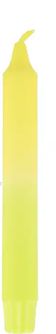 Intratuin Dippy dinerkaars Dubbeldip groen / geel 6 uur D 2,1 H 19 cm aanbieding