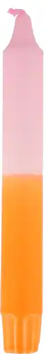 Intratuin Dippy dinerkaars Dubbeldip oranje / roze 6 uur D 2,1 H 19 cm aanbieding