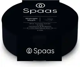 Intratuin Spaas geurkaars Essential collection Midnight Magic blauw 20 uur D 13 H 4,5 cm aanbieding