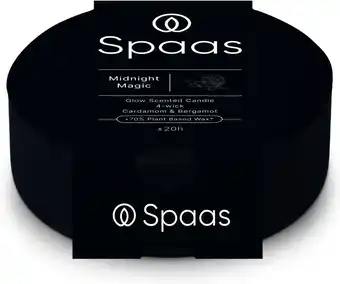 Intratuin Spaas geurkaars Essential collection Midnight Magic blauw 20 uur D 13 H 4,5 cm aanbieding