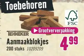 Hornbach Tenneker Aanmaakblokjes aanbieding