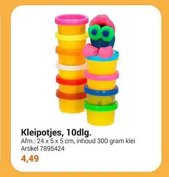 Lobbes Kleipotjes, 10dlg. aanbieding