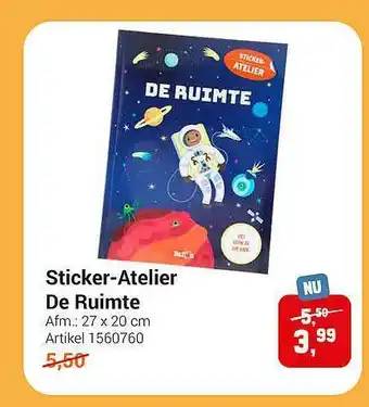 Lobbes Sticker-Atelier De Ruimte aanbieding