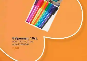 Lobbes Gelpennen, 10st aanbieding