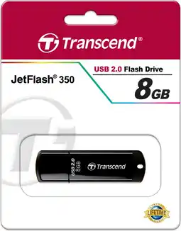 Bax-Music Transcend JetFlash 350 8GB USB-stick aanbieding