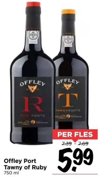 Vomar Voordeelmarkt Offley Tawny of Ruby Port 750ml aanbieding