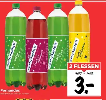 Vomar Voordeelmarkt Fernandes 2*1.5L aanbieding