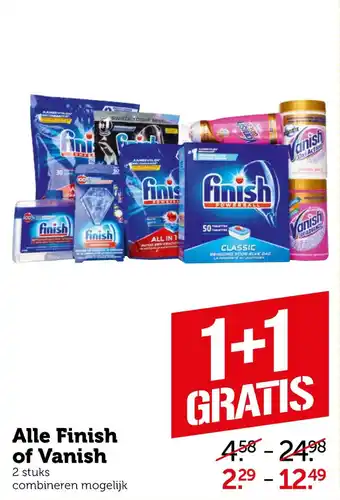 Coop Alle Finish of Vanish aanbieding