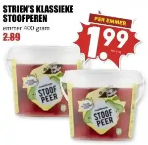 MCD Supermarkt STRIEN'S KLASSIEKE STOOFPEREN aanbieding