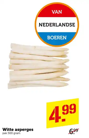 Coop Witte asperges aanbieding