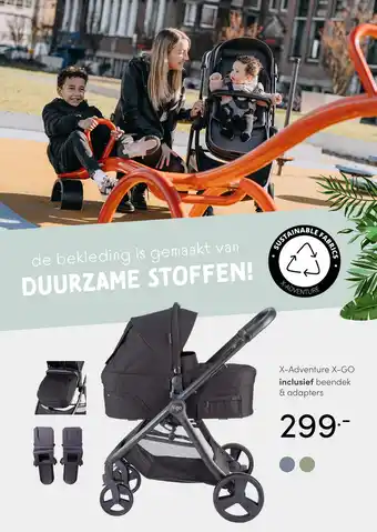 Baby & Tiener X-Adventure X-GO inclusief beendek & adapters aanbieding