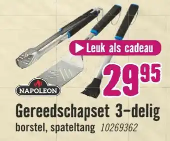 Hornbach Napoleon Gereedschapset 3-delig aanbieding