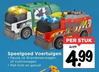 Vomar Voordeelmarkt Speelgoed voertuigen aanbieding