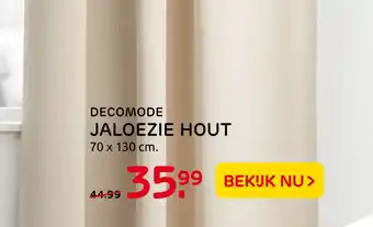 Praxis Decomode jaloezie hout aanbieding