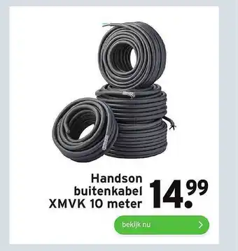 GAMMA Handson buitenkabel xmvk 10 meter aanbieding