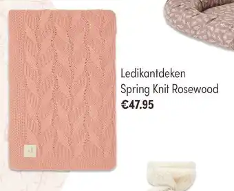 Baby & Tiener Ledikantdeken Spring Knit Rosewood aanbieding