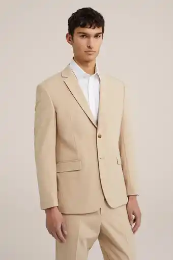 Wehkamp WE Fashion slim fit colbert beige aanbieding