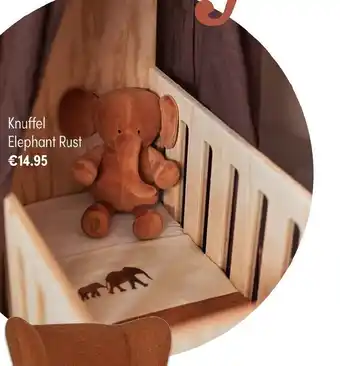 Baby & Tiener Knuffel Elephant Rust aanbieding