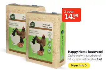 Pets Place Happy Home houtvezel 10 kg aanbieding