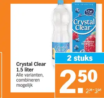 Albert Heijn Crystal clear 1.5 liter aanbieding