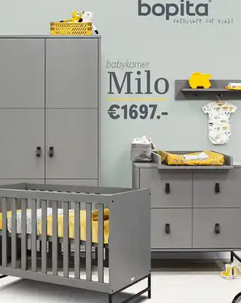 Baby & Tiener Bopita babykamer Milo aanbieding