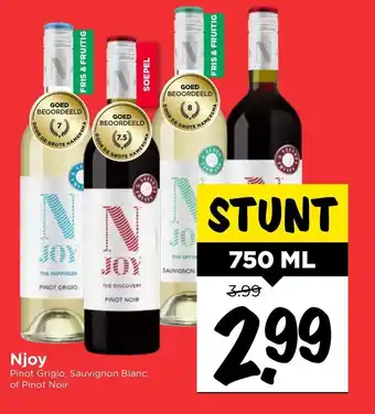 Vomar Voordeelmarkt NJoy 750ml aanbieding